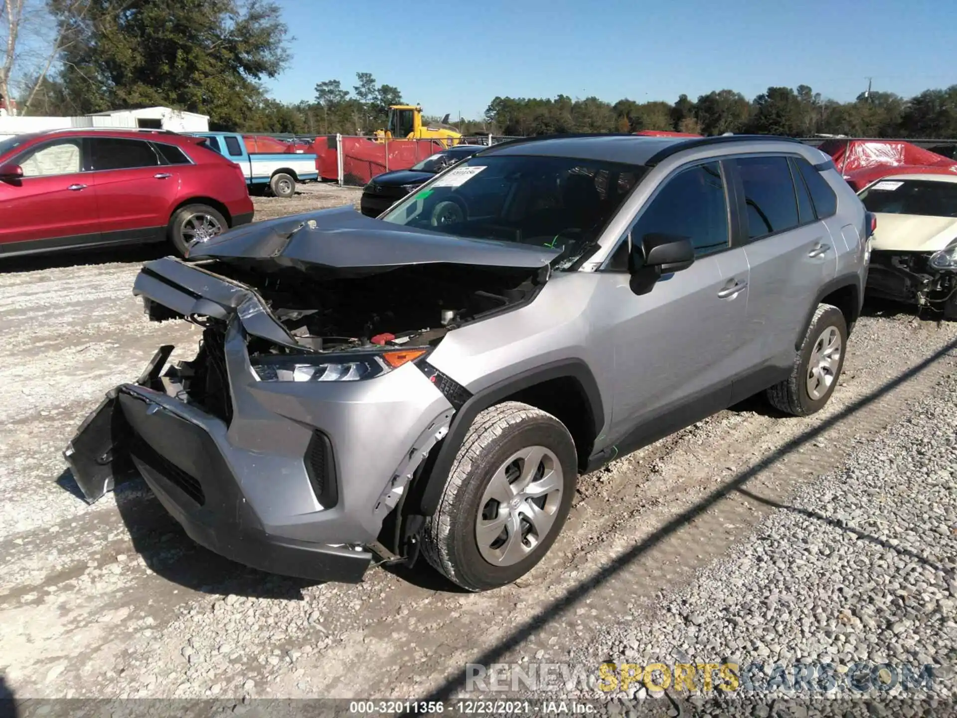 2 Photograph of a damaged car 2T3H1RFV3LC065434 TOYOTA RAV4 2020