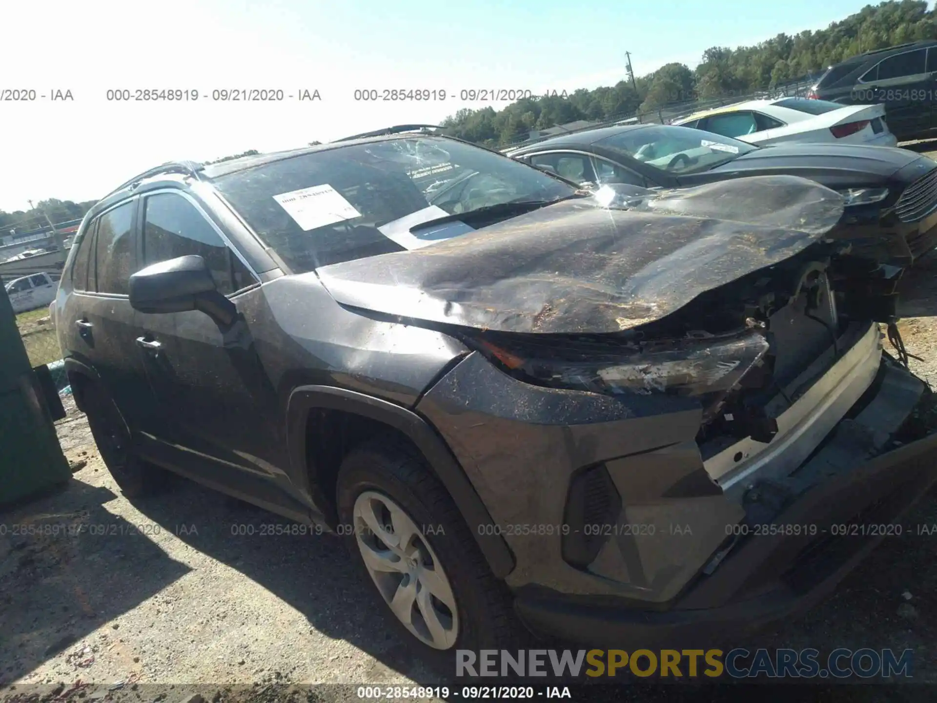 1 Photograph of a damaged car 2T3H1RFV3LC068172 TOYOTA RAV4 2020