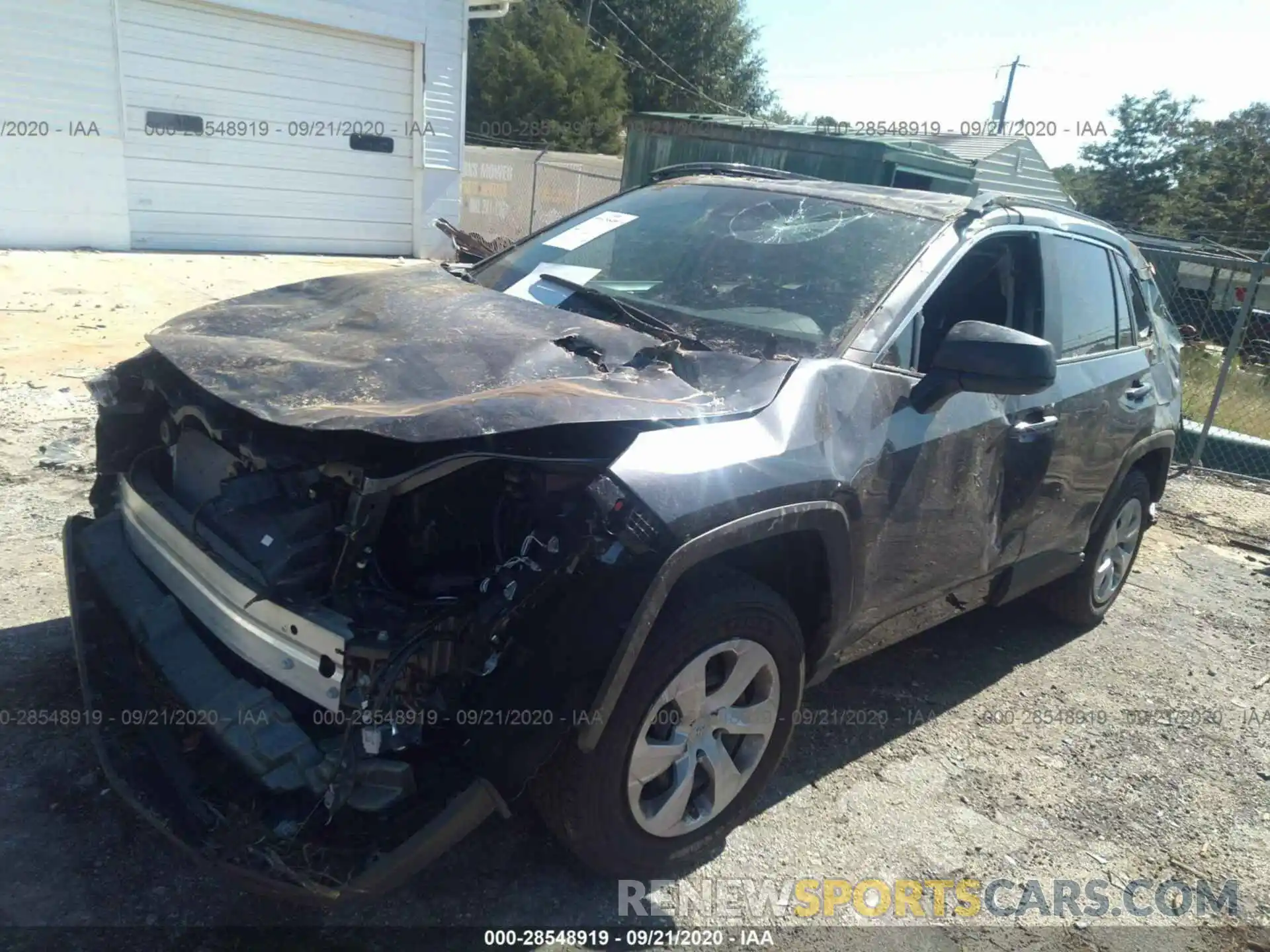 2 Photograph of a damaged car 2T3H1RFV3LC068172 TOYOTA RAV4 2020