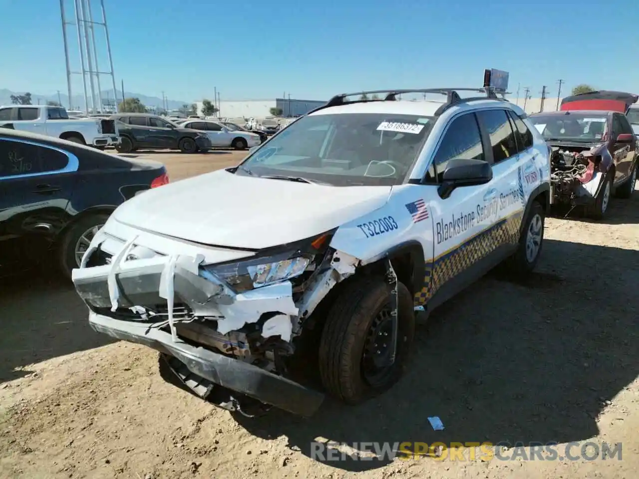 2 Photograph of a damaged car 2T3H1RFV3LC079768 TOYOTA RAV4 2020