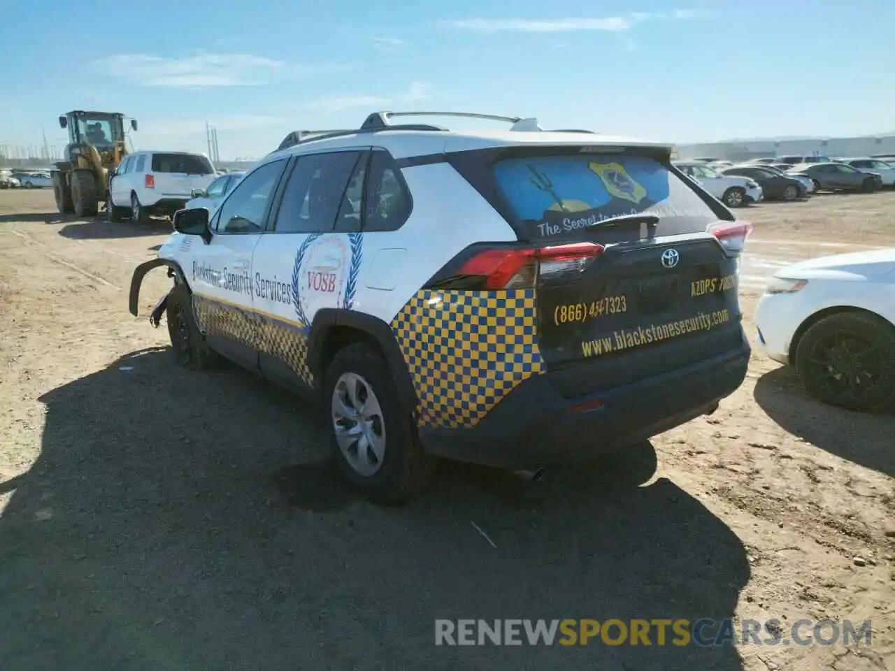 3 Photograph of a damaged car 2T3H1RFV3LC079768 TOYOTA RAV4 2020