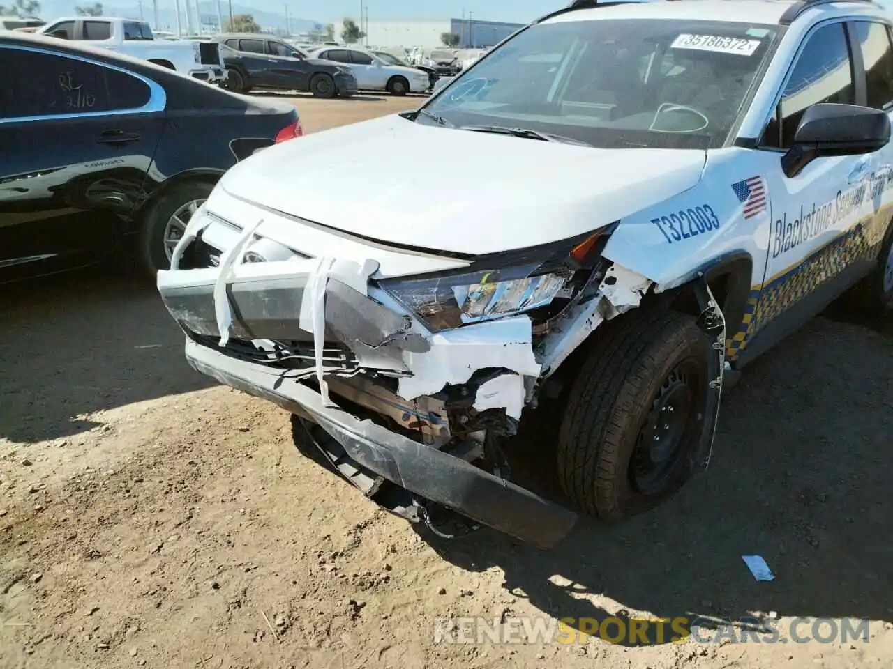 9 Photograph of a damaged car 2T3H1RFV3LC079768 TOYOTA RAV4 2020