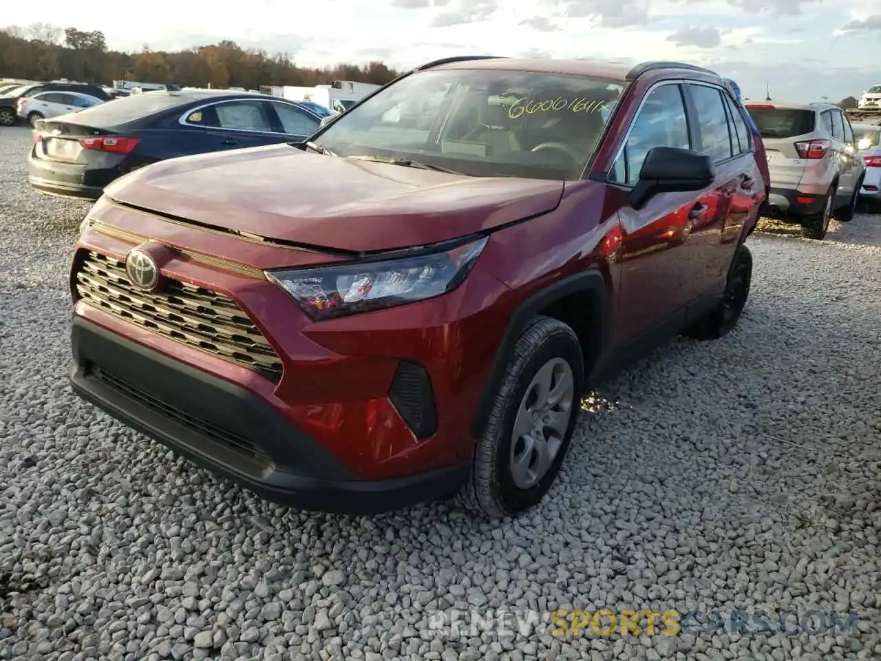 2 Photograph of a damaged car 2T3H1RFV3LC081536 TOYOTA RAV4 2020