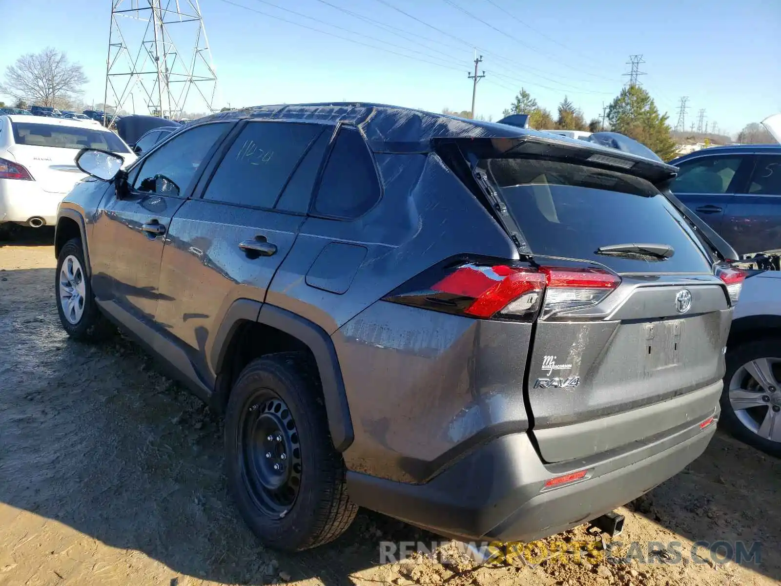 3 Photograph of a damaged car 2T3H1RFV3LC083755 TOYOTA RAV4 2020