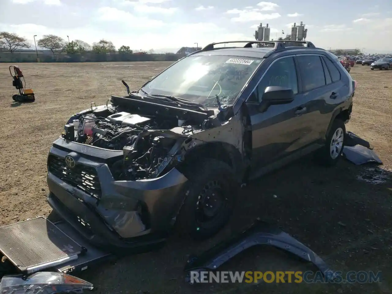 2 Photograph of a damaged car 2T3H1RFV3LC084534 TOYOTA RAV4 2020