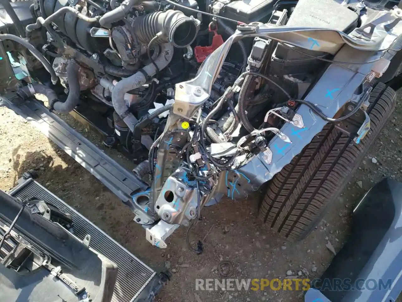 9 Photograph of a damaged car 2T3H1RFV3LC084534 TOYOTA RAV4 2020