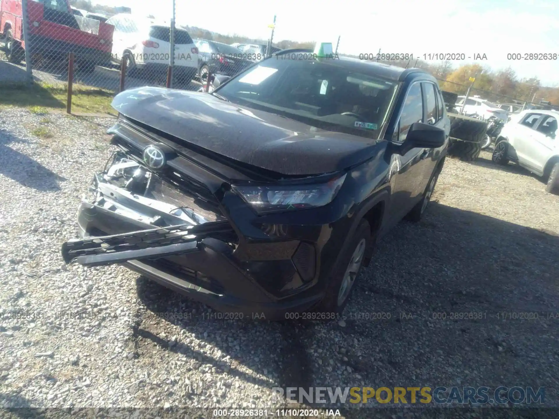 2 Photograph of a damaged car 2T3H1RFV3LW060376 TOYOTA RAV4 2020