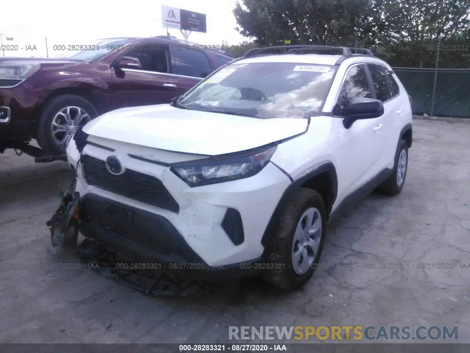 2 Фотография поврежденного автомобиля 2T3H1RFV3LW073631 TOYOTA RAV4 2020