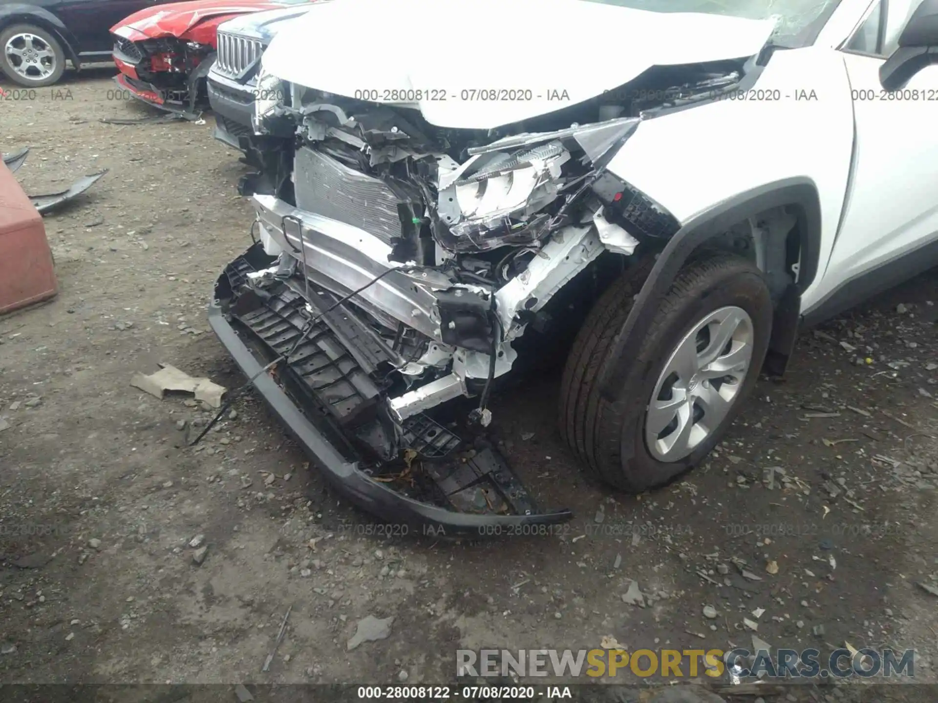 6 Фотография поврежденного автомобиля 2T3H1RFV3LW080806 TOYOTA RAV4 2020