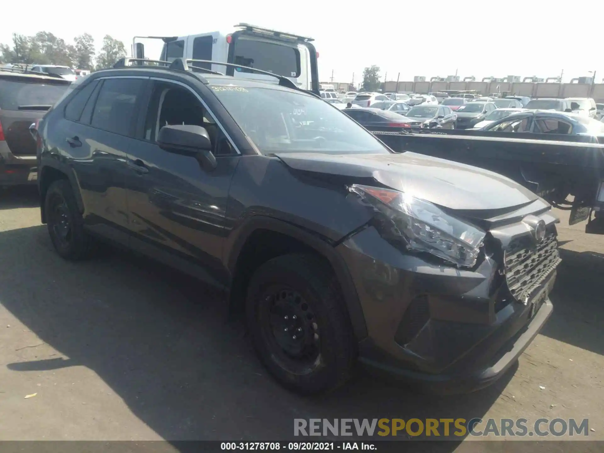 1 Photograph of a damaged car 2T3H1RFV3LW083317 TOYOTA RAV4 2020