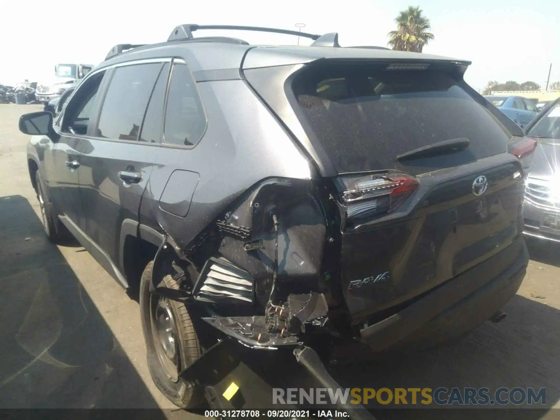 3 Photograph of a damaged car 2T3H1RFV3LW083317 TOYOTA RAV4 2020