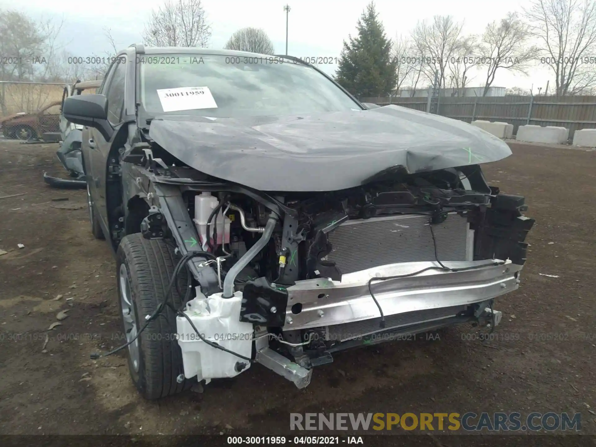 6 Photograph of a damaged car 2T3H1RFV3LW086248 TOYOTA RAV4 2020