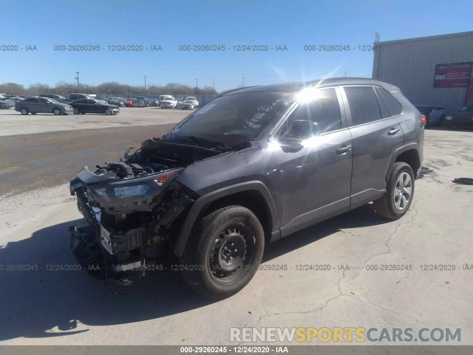 2 Photograph of a damaged car 2T3H1RFV3LW095399 TOYOTA RAV4 2020