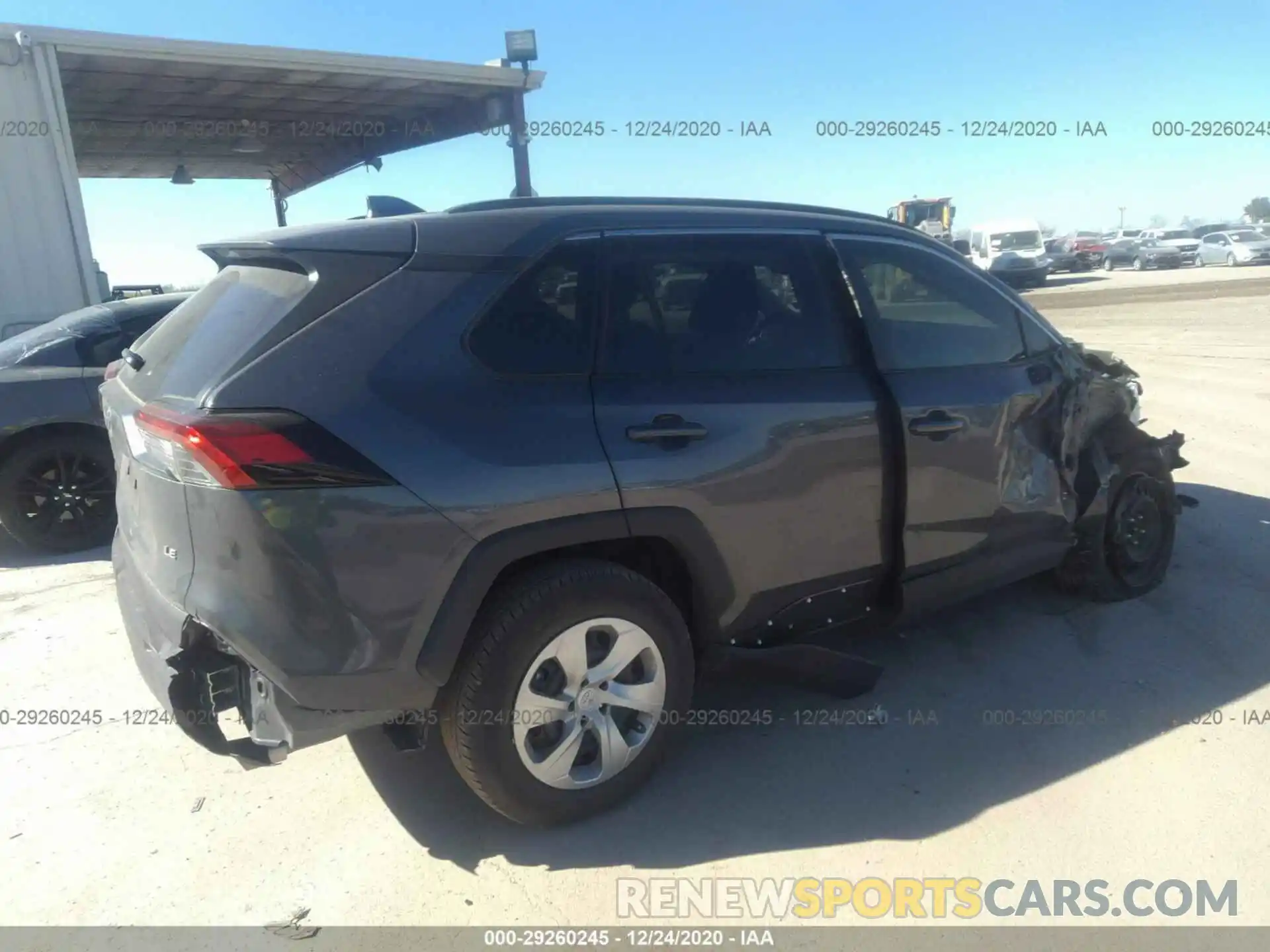 4 Photograph of a damaged car 2T3H1RFV3LW095399 TOYOTA RAV4 2020