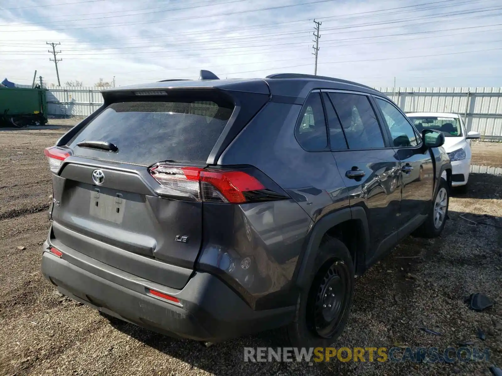 4 Photograph of a damaged car 2T3H1RFV4LC035083 TOYOTA RAV4 2020