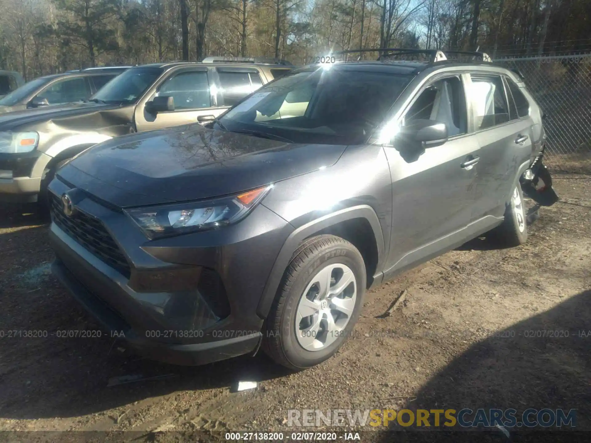 2 Photograph of a damaged car 2T3H1RFV4LC037951 TOYOTA RAV4 2020