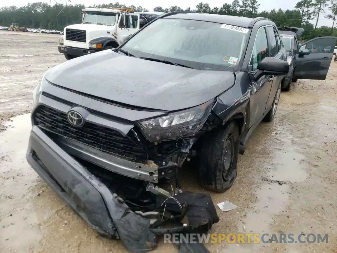 2 Photograph of a damaged car 2T3H1RFV4LC041739 TOYOTA RAV4 2020