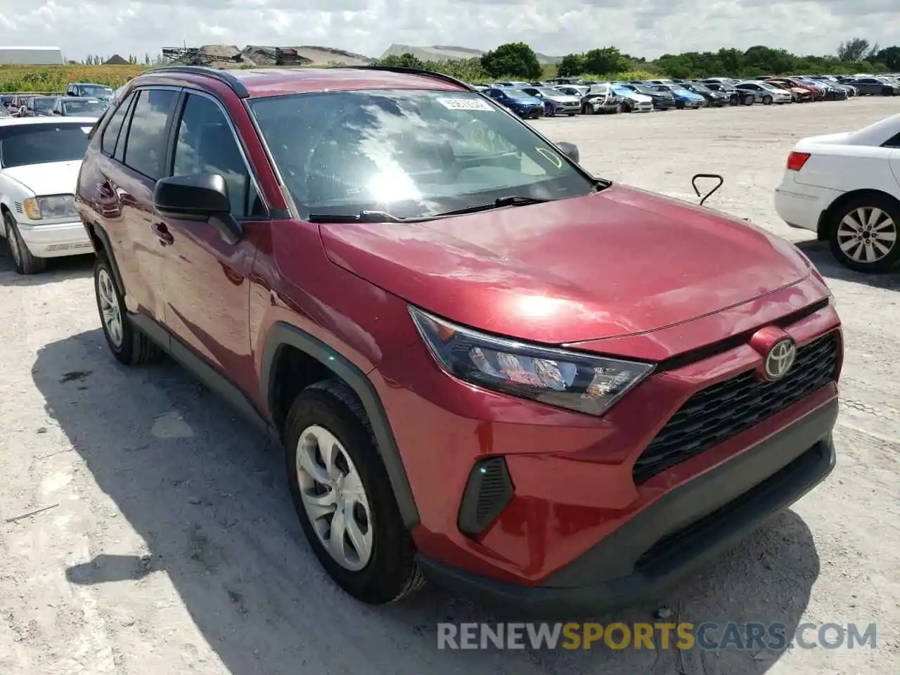 1 Photograph of a damaged car 2T3H1RFV4LC041983 TOYOTA RAV4 2020