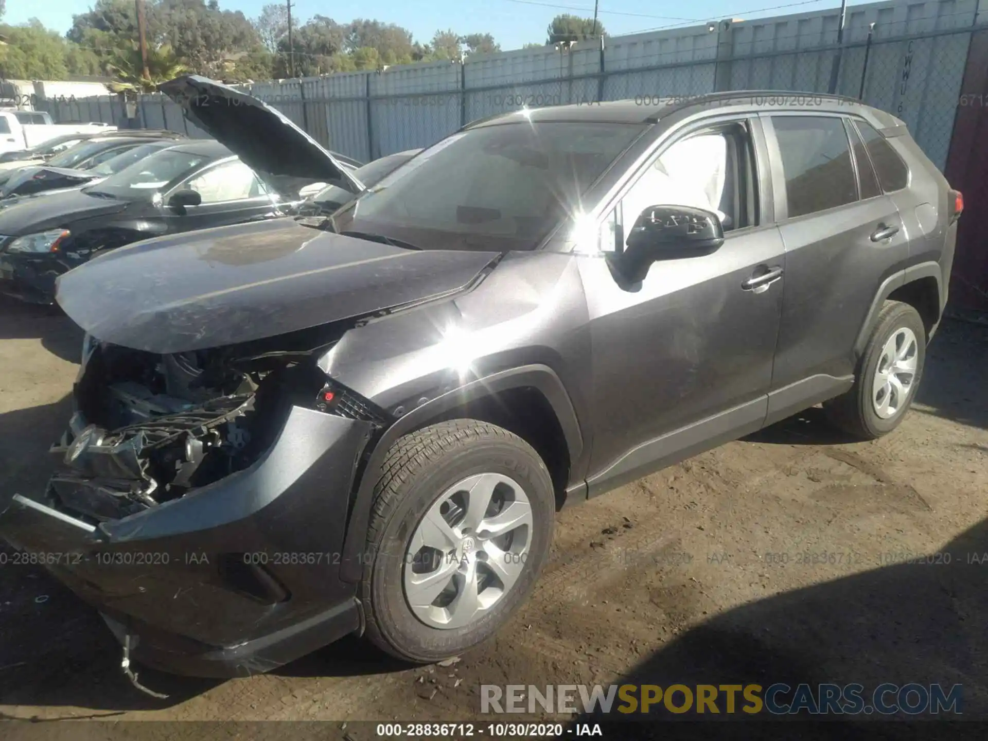 2 Photograph of a damaged car 2T3H1RFV4LC044026 TOYOTA RAV4 2020