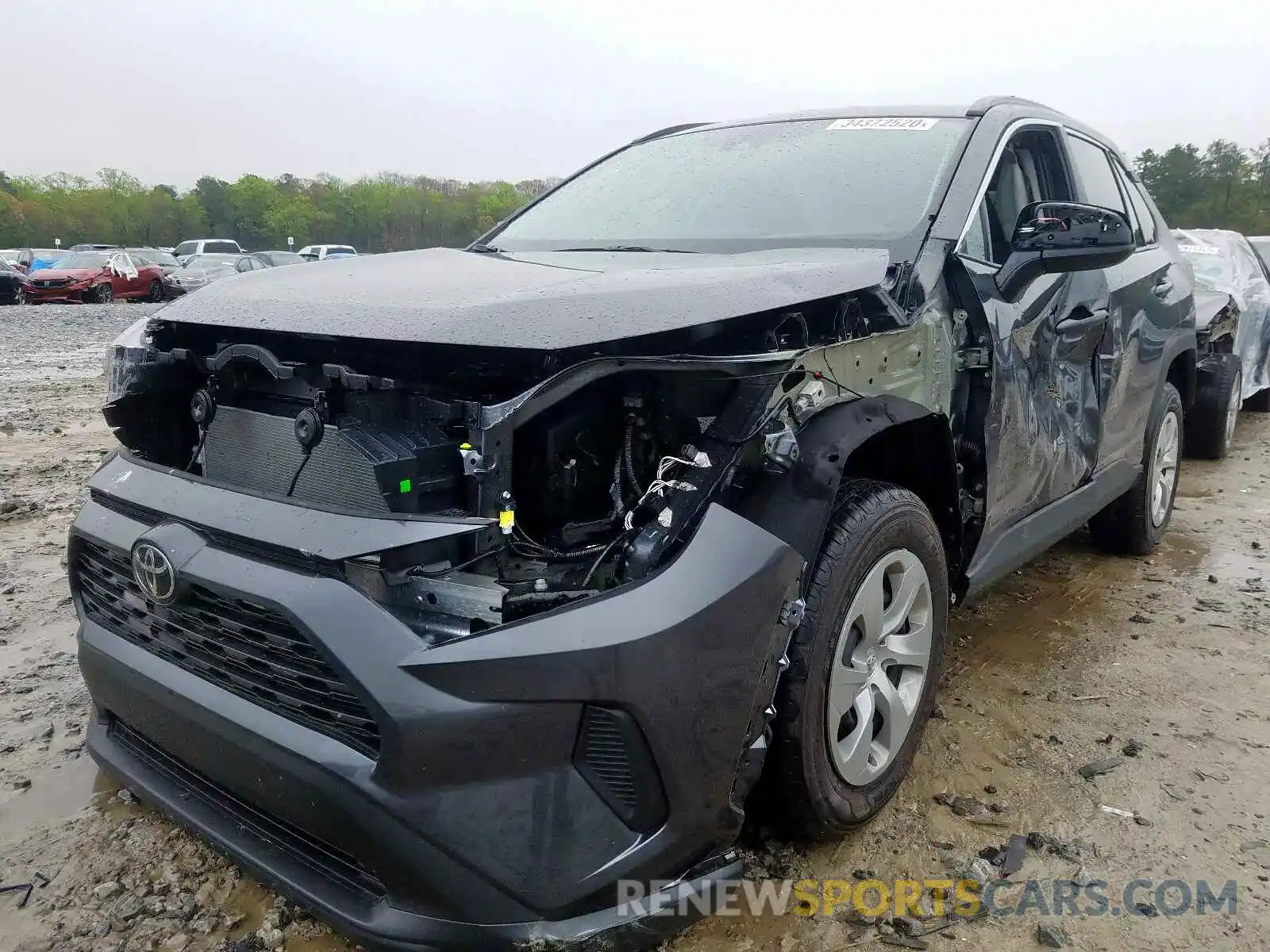 2 Photograph of a damaged car 2T3H1RFV4LC044169 TOYOTA RAV4 2020