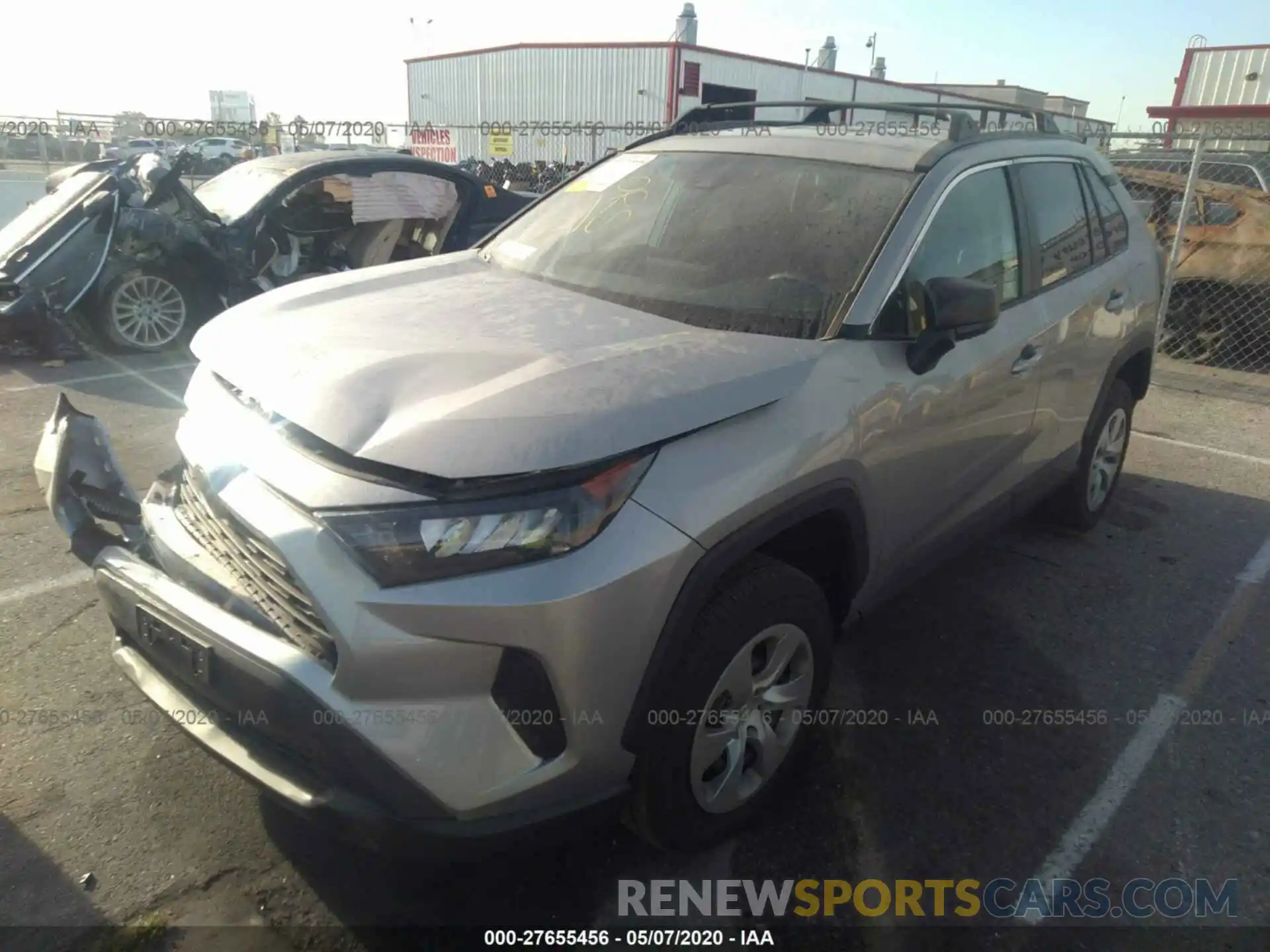 2 Photograph of a damaged car 2T3H1RFV4LC046391 TOYOTA RAV4 2020