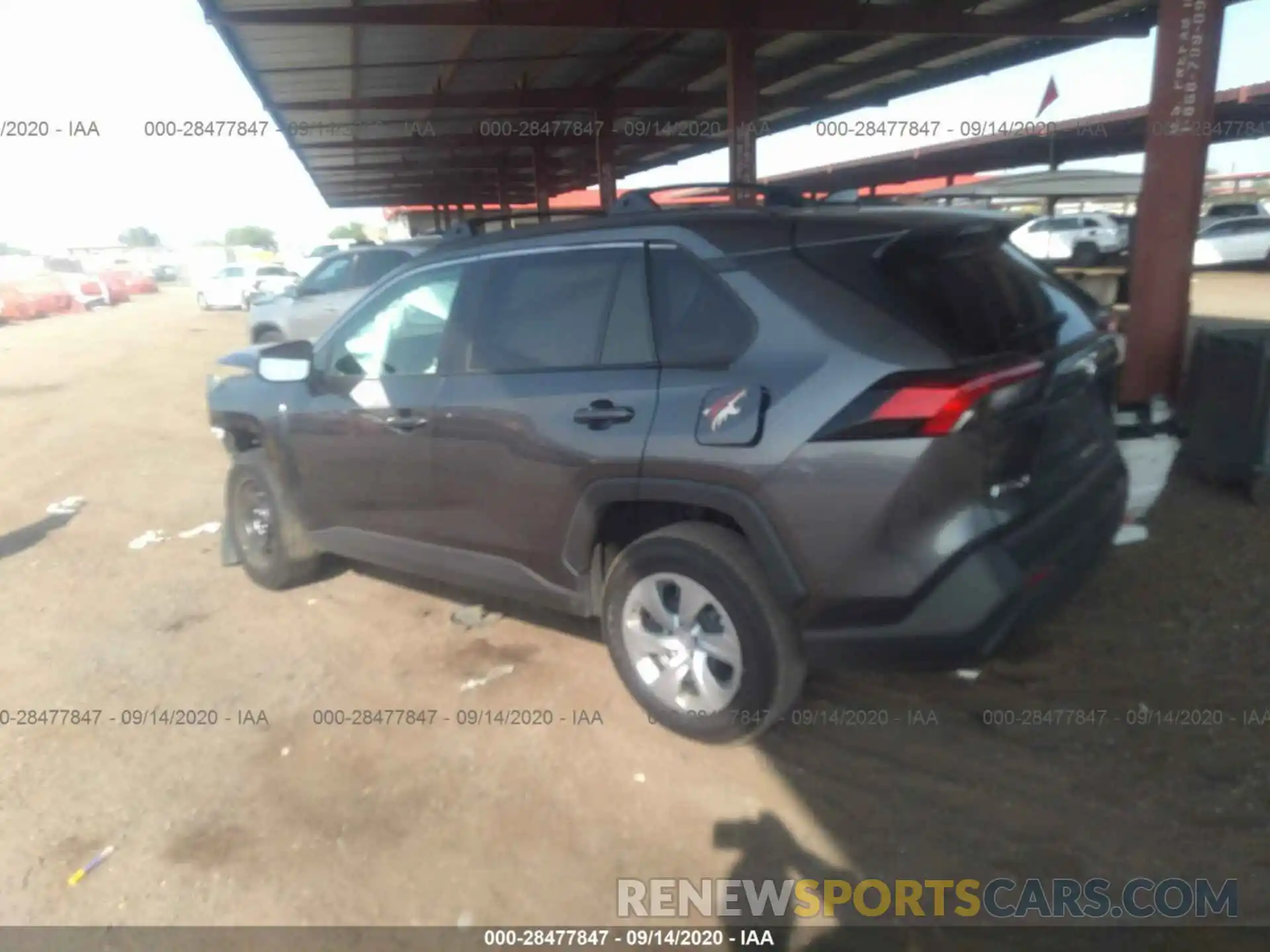 3 Photograph of a damaged car 2T3H1RFV4LC046892 TOYOTA RAV4 2020