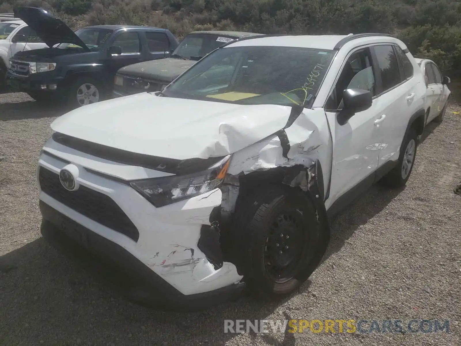 2 Photograph of a damaged car 2T3H1RFV4LC048156 TOYOTA RAV4 2020