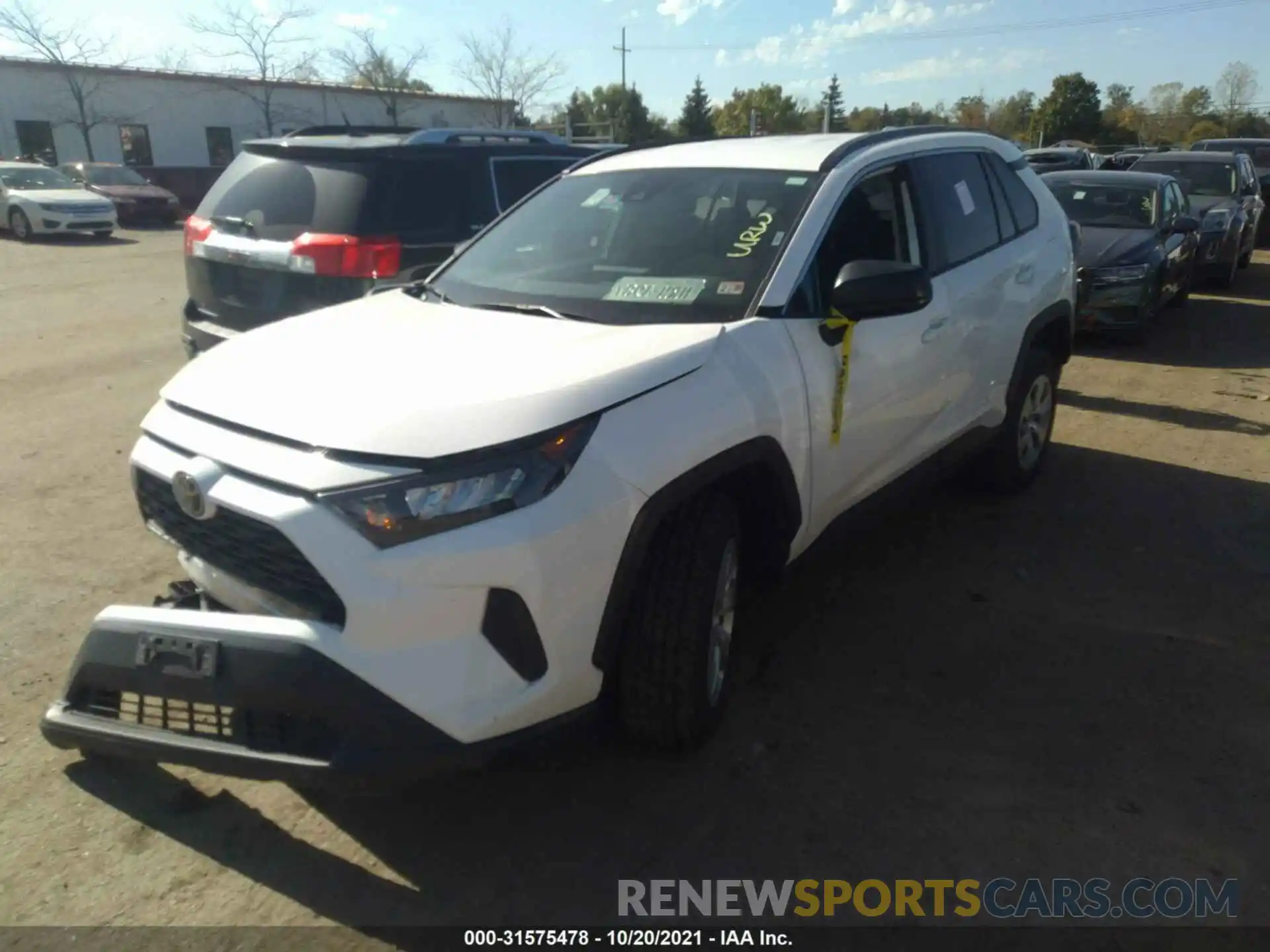 2 Photograph of a damaged car 2T3H1RFV4LC050988 TOYOTA RAV4 2020