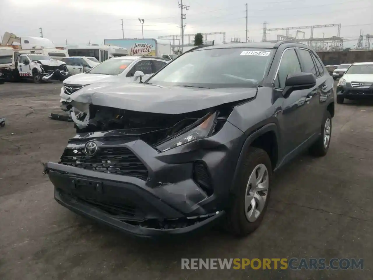 2 Photograph of a damaged car 2T3H1RFV4LC051655 TOYOTA RAV4 2020