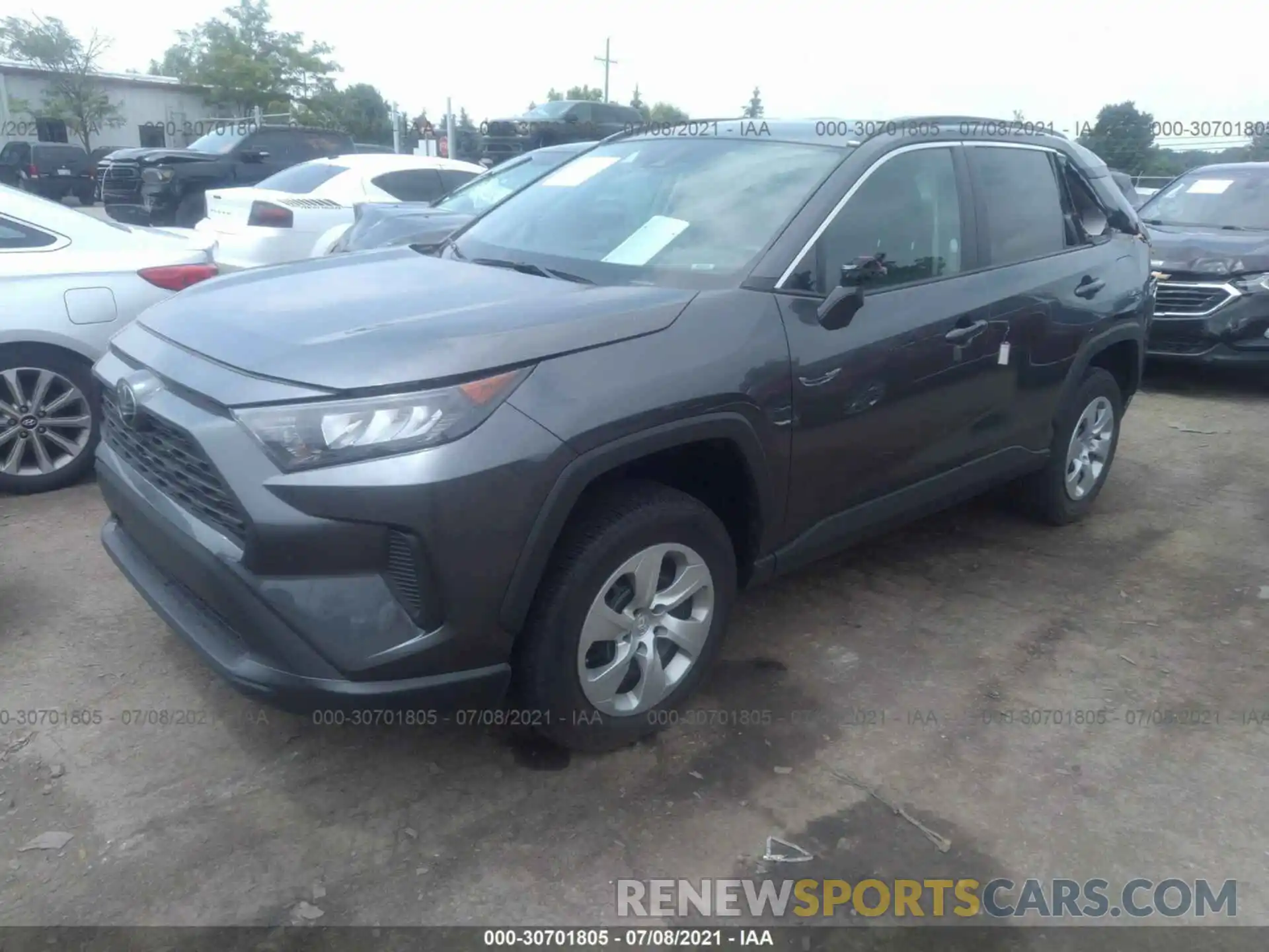 2 Photograph of a damaged car 2T3H1RFV4LC052174 TOYOTA RAV4 2020