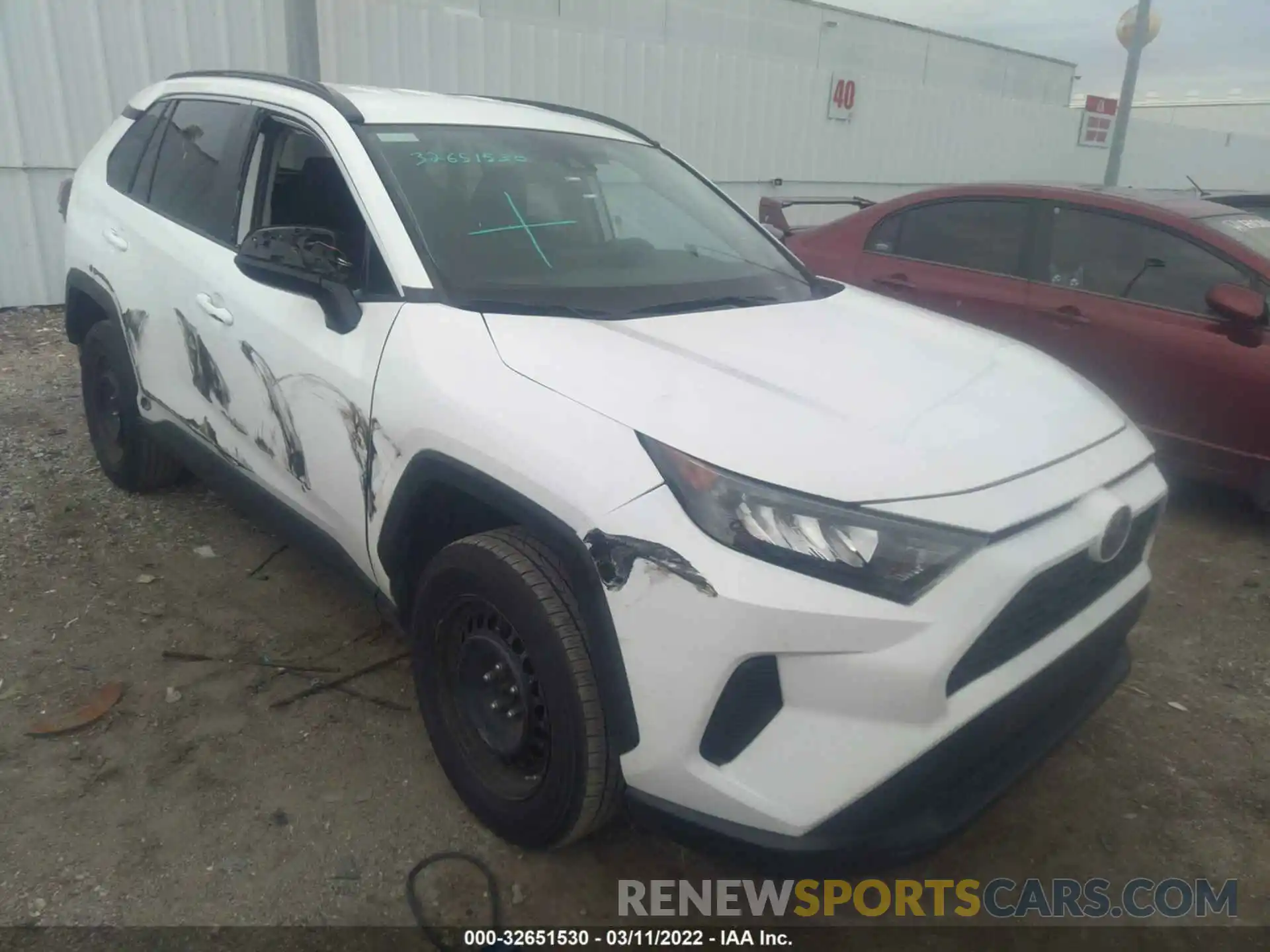 1 Фотография поврежденного автомобиля 2T3H1RFV4LC052725 TOYOTA RAV4 2020