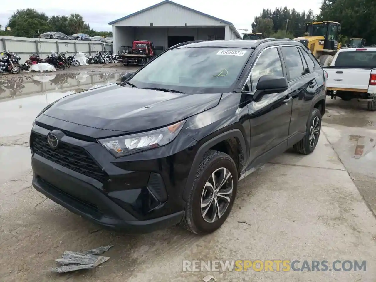 2 Photograph of a damaged car 2T3H1RFV4LC061571 TOYOTA RAV4 2020