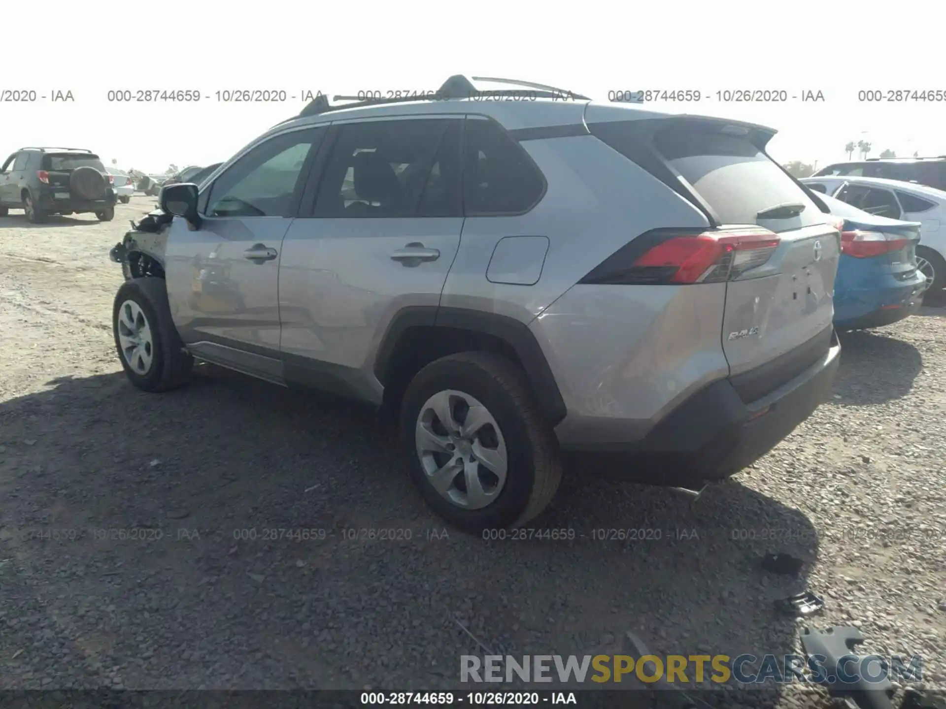 3 Фотография поврежденного автомобиля 2T3H1RFV4LC072246 TOYOTA RAV4 2020