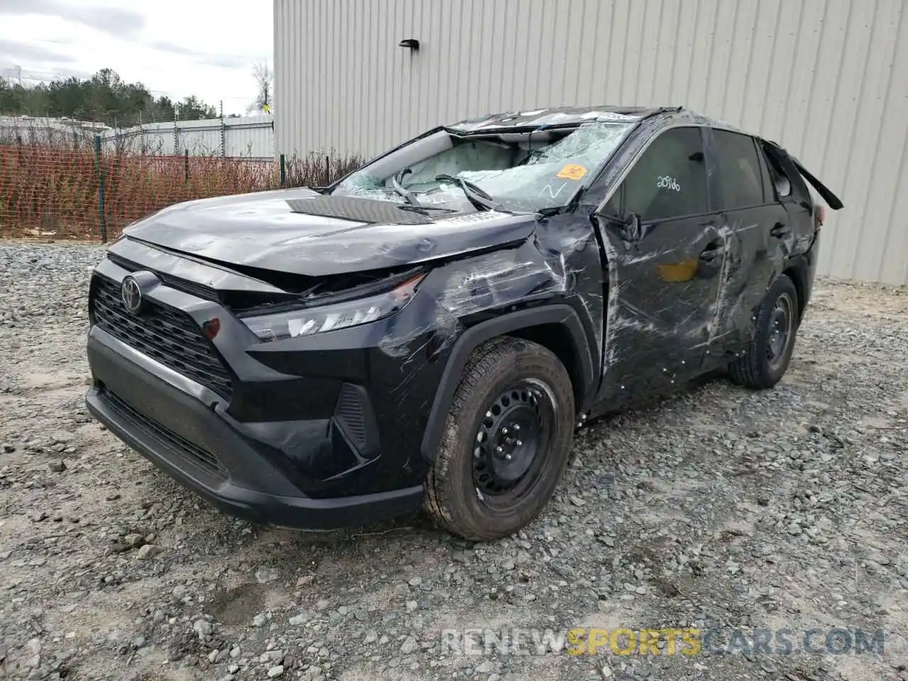 2 Photograph of a damaged car 2T3H1RFV4LC077141 TOYOTA RAV4 2020