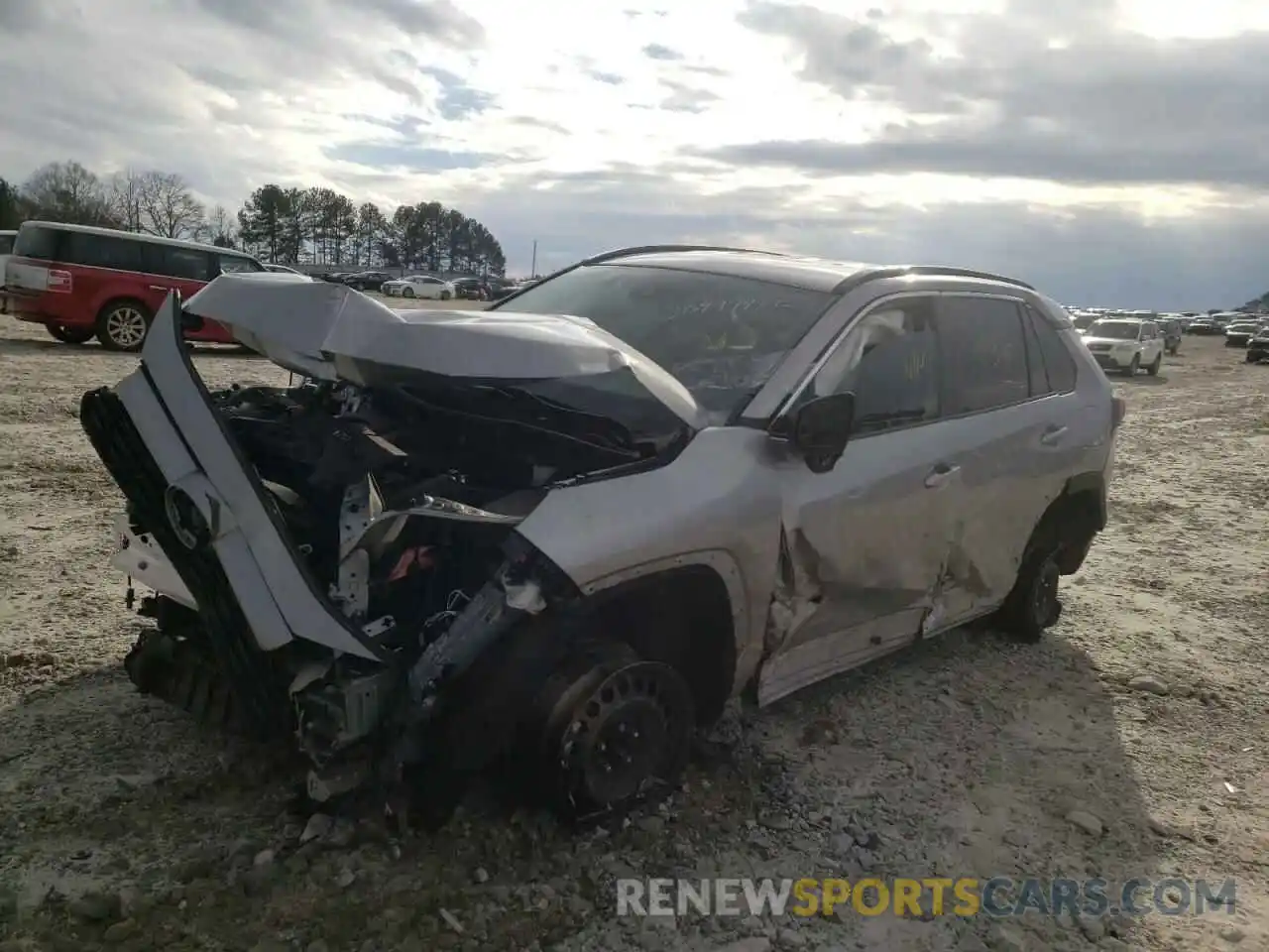 2 Photograph of a damaged car 2T3H1RFV4LC078712 TOYOTA RAV4 2020