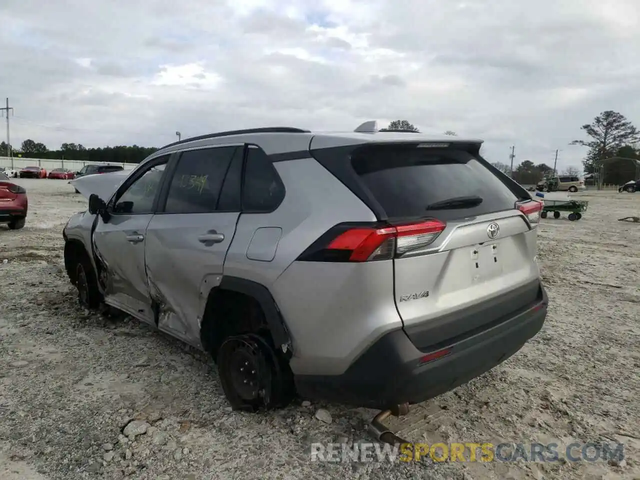 3 Photograph of a damaged car 2T3H1RFV4LC078712 TOYOTA RAV4 2020