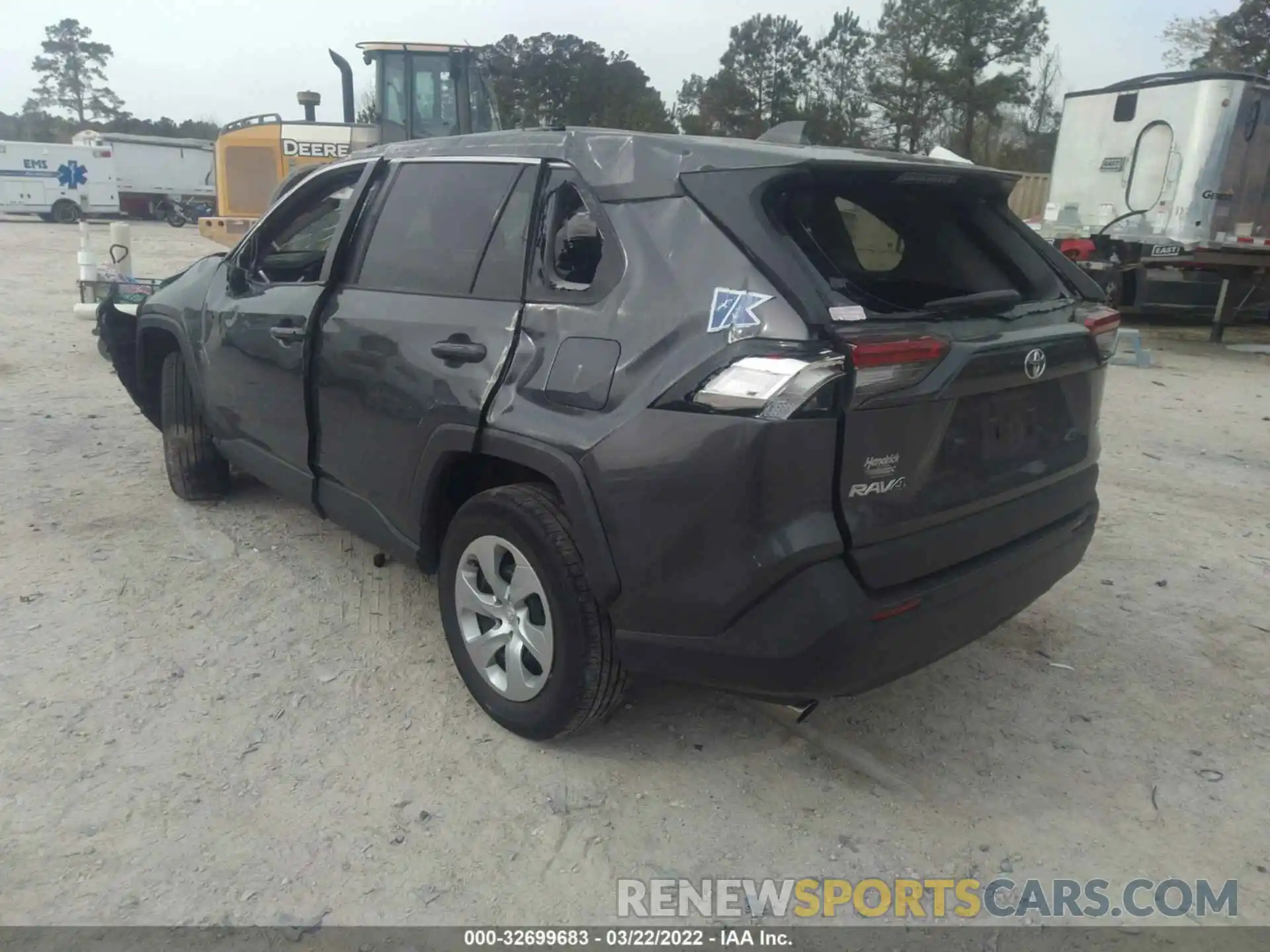 3 Photograph of a damaged car 2T3H1RFV4LW057955 TOYOTA RAV4 2020