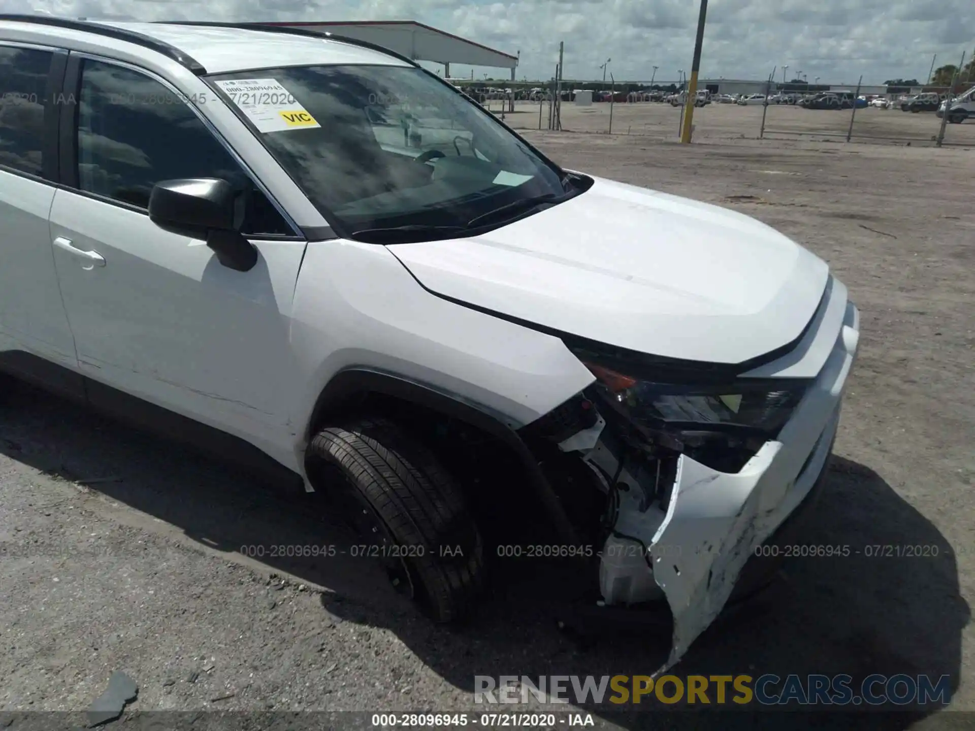 6 Photograph of a damaged car 2T3H1RFV4LW060838 TOYOTA RAV4 2020