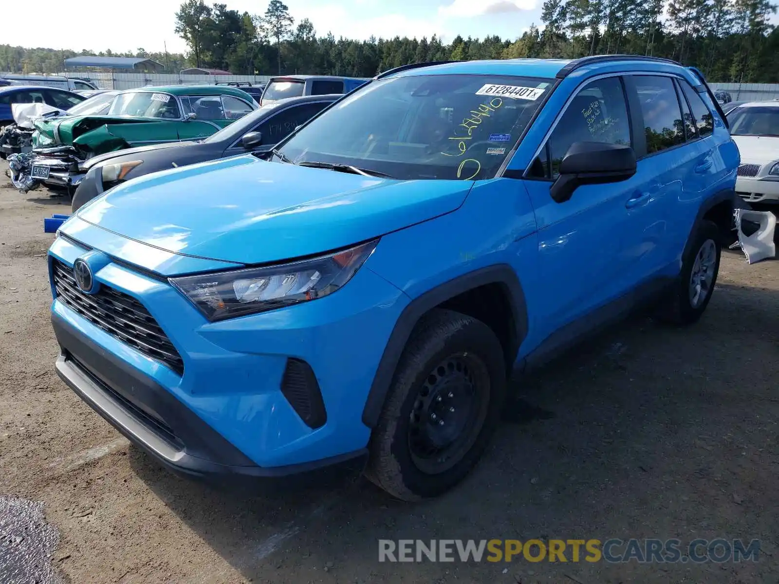 2 Photograph of a damaged car 2T3H1RFV4LW068728 TOYOTA RAV4 2020