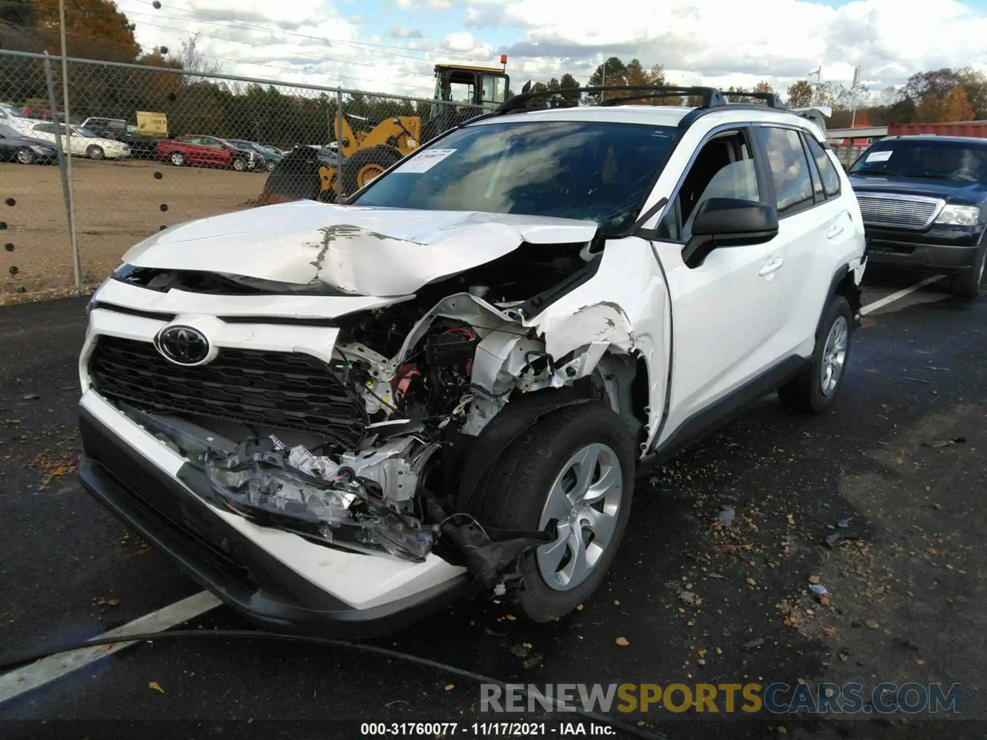 2 Photograph of a damaged car 2T3H1RFV4LW077641 TOYOTA RAV4 2020