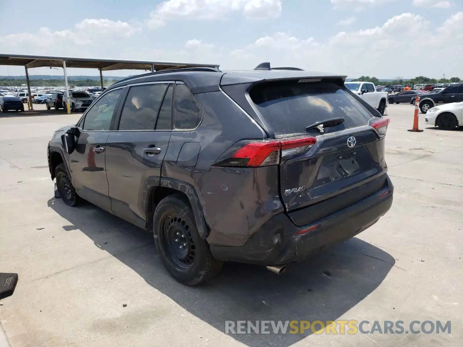 3 Photograph of a damaged car 2T3H1RFV4LW088560 TOYOTA RAV4 2020