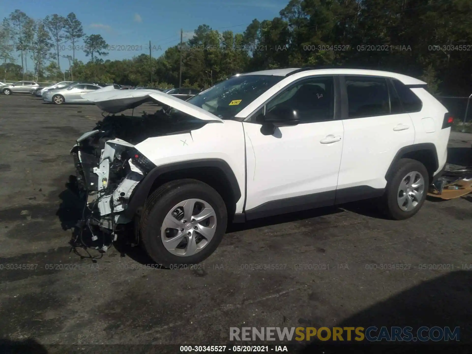 2 Photograph of a damaged car 2T3H1RFV4LW089868 TOYOTA RAV4 2020