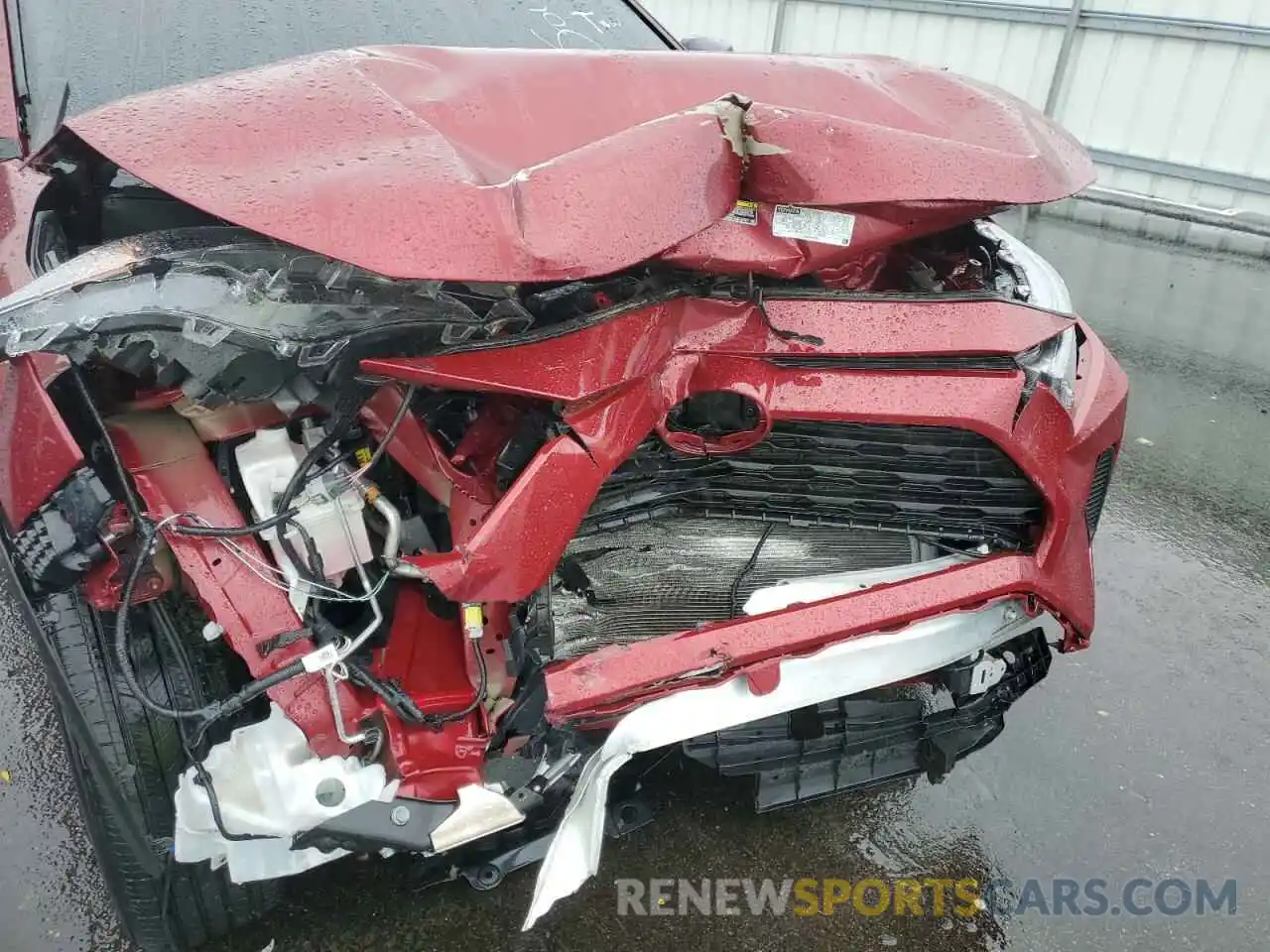 9 Photograph of a damaged car 2T3H1RFV4LW091166 TOYOTA RAV4 2020