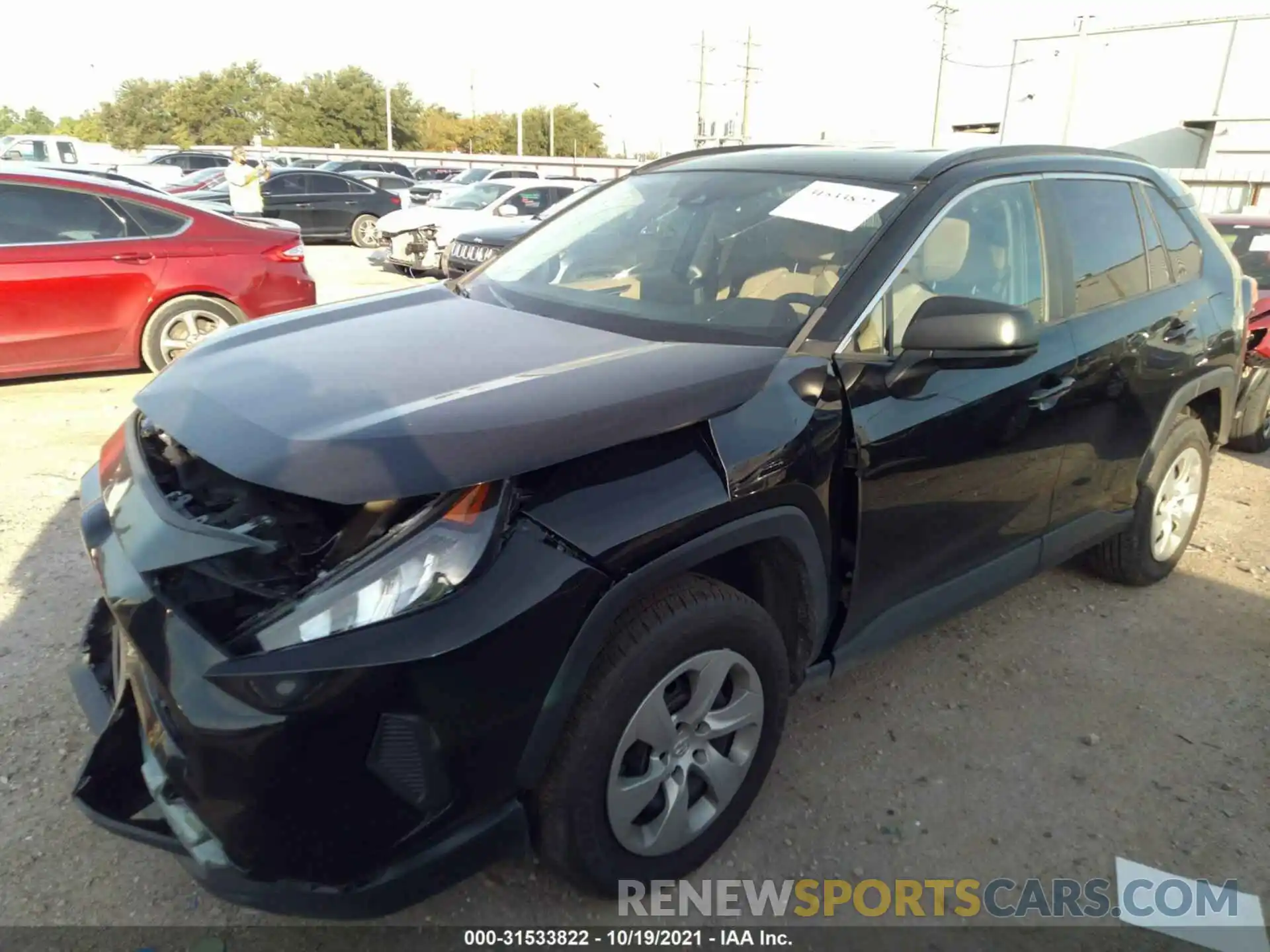 2 Photograph of a damaged car 2T3H1RFV5LC035142 TOYOTA RAV4 2020