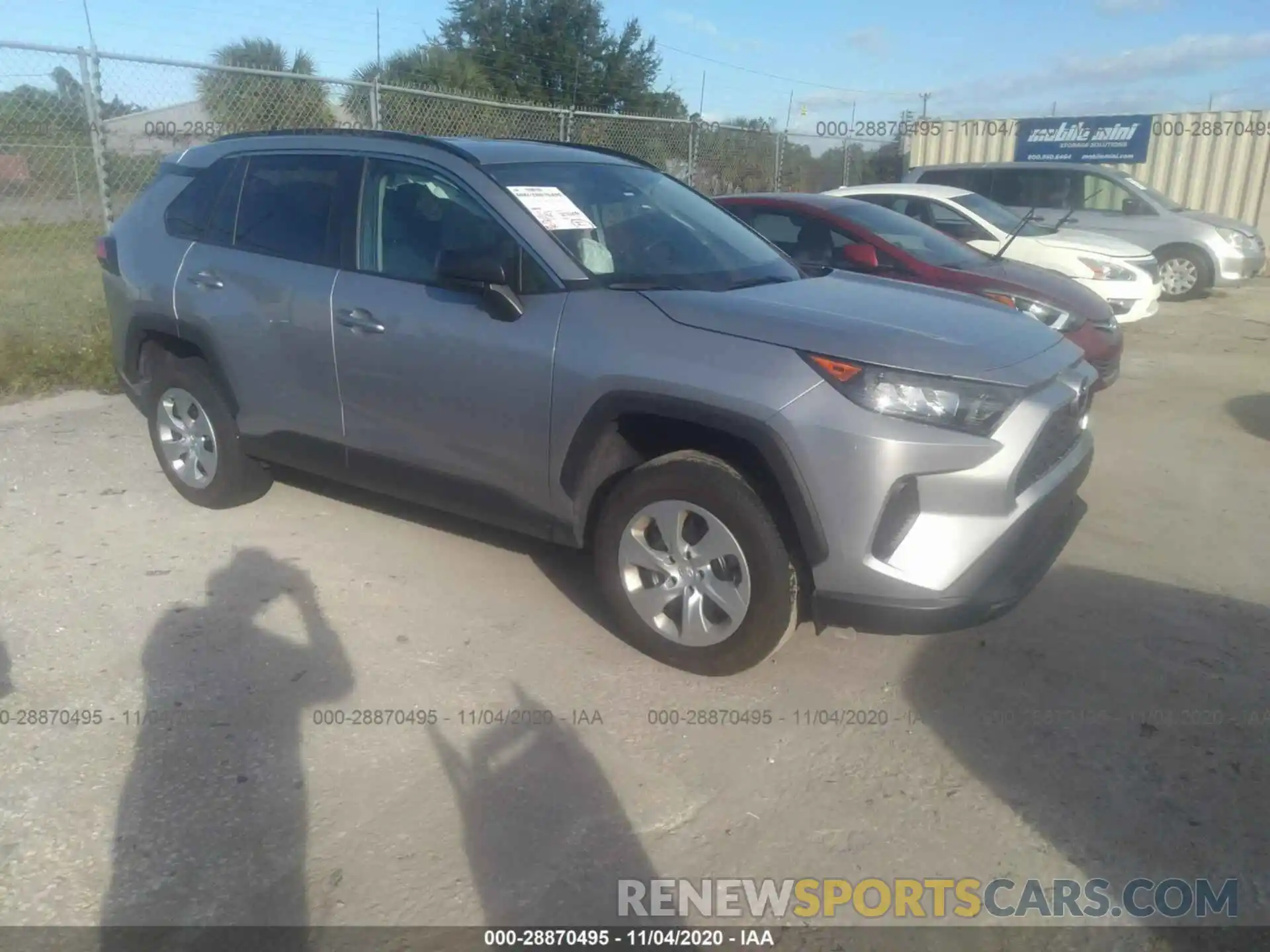 1 Photograph of a damaged car 2T3H1RFV5LC035660 TOYOTA RAV4 2020