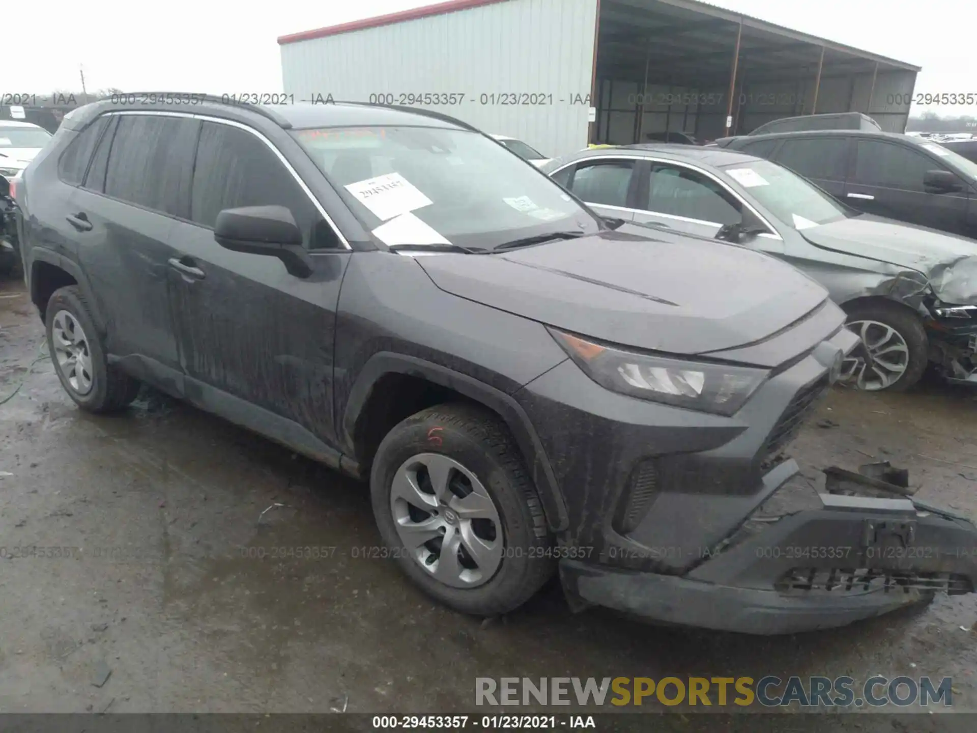 1 Photograph of a damaged car 2T3H1RFV5LC036601 TOYOTA RAV4 2020