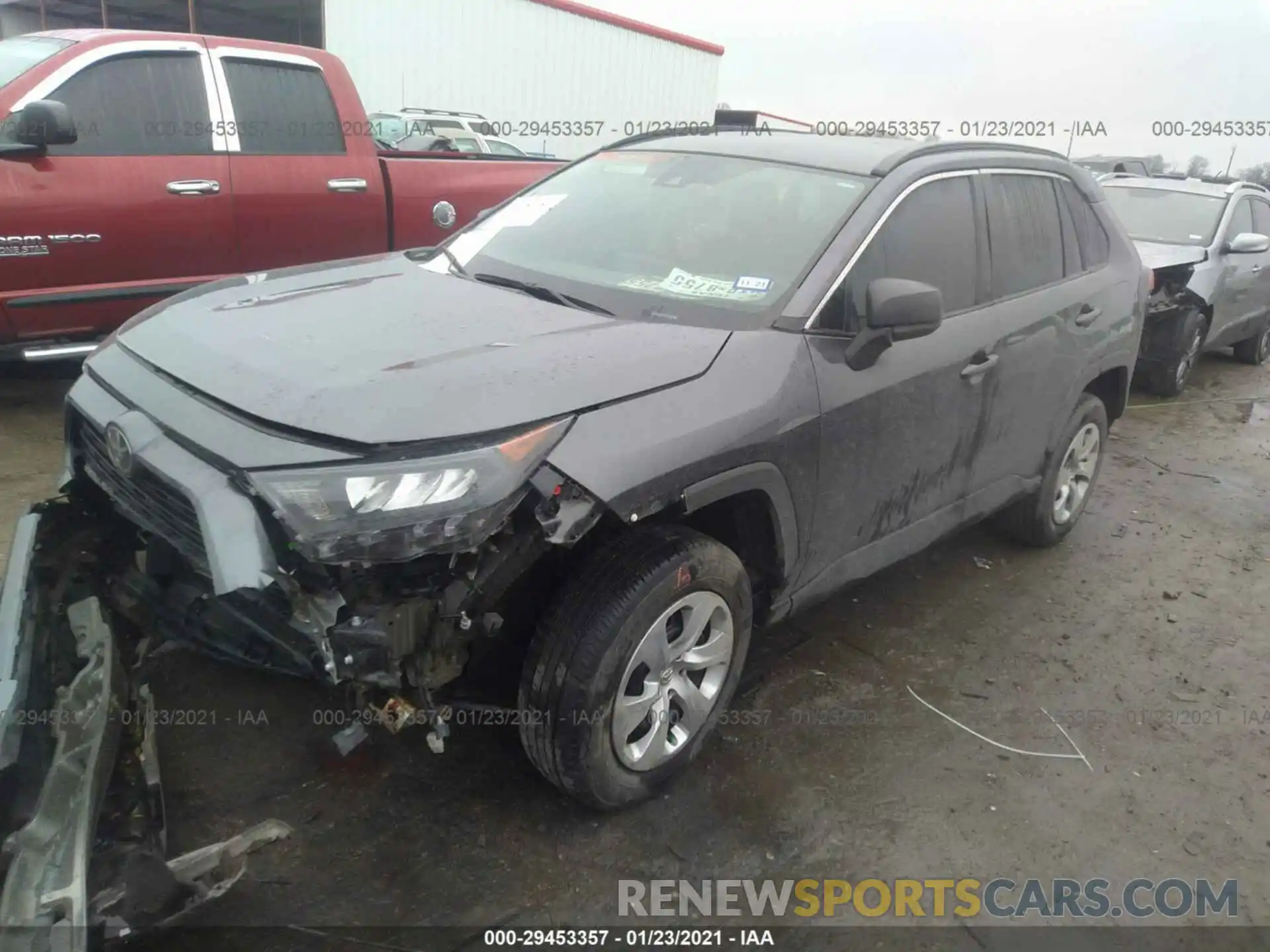 2 Photograph of a damaged car 2T3H1RFV5LC036601 TOYOTA RAV4 2020