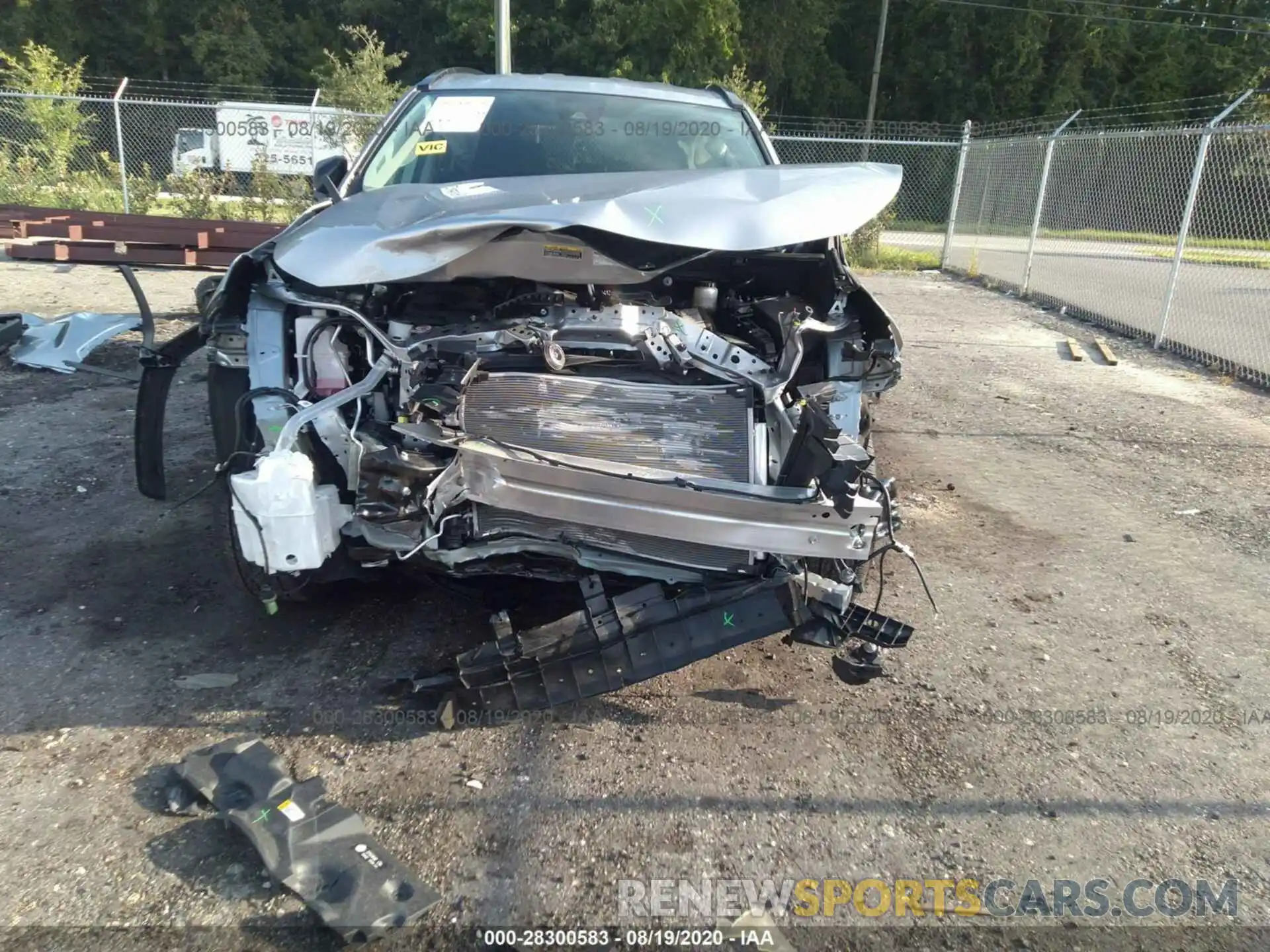 6 Photograph of a damaged car 2T3H1RFV5LC038218 TOYOTA RAV4 2020