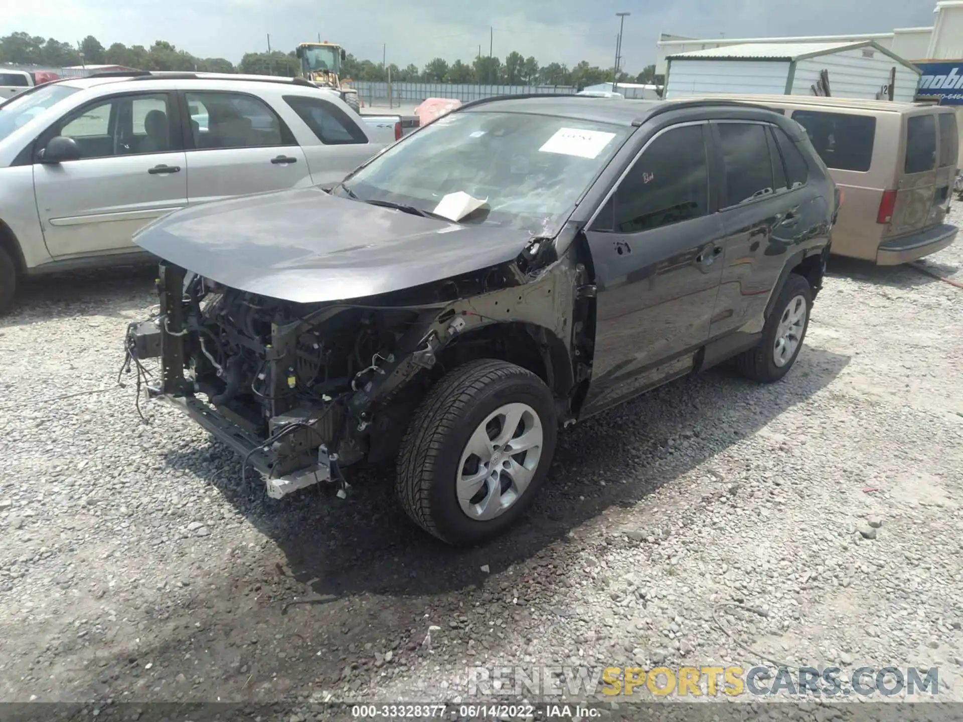 2 Photograph of a damaged car 2T3H1RFV5LC042558 TOYOTA RAV4 2020