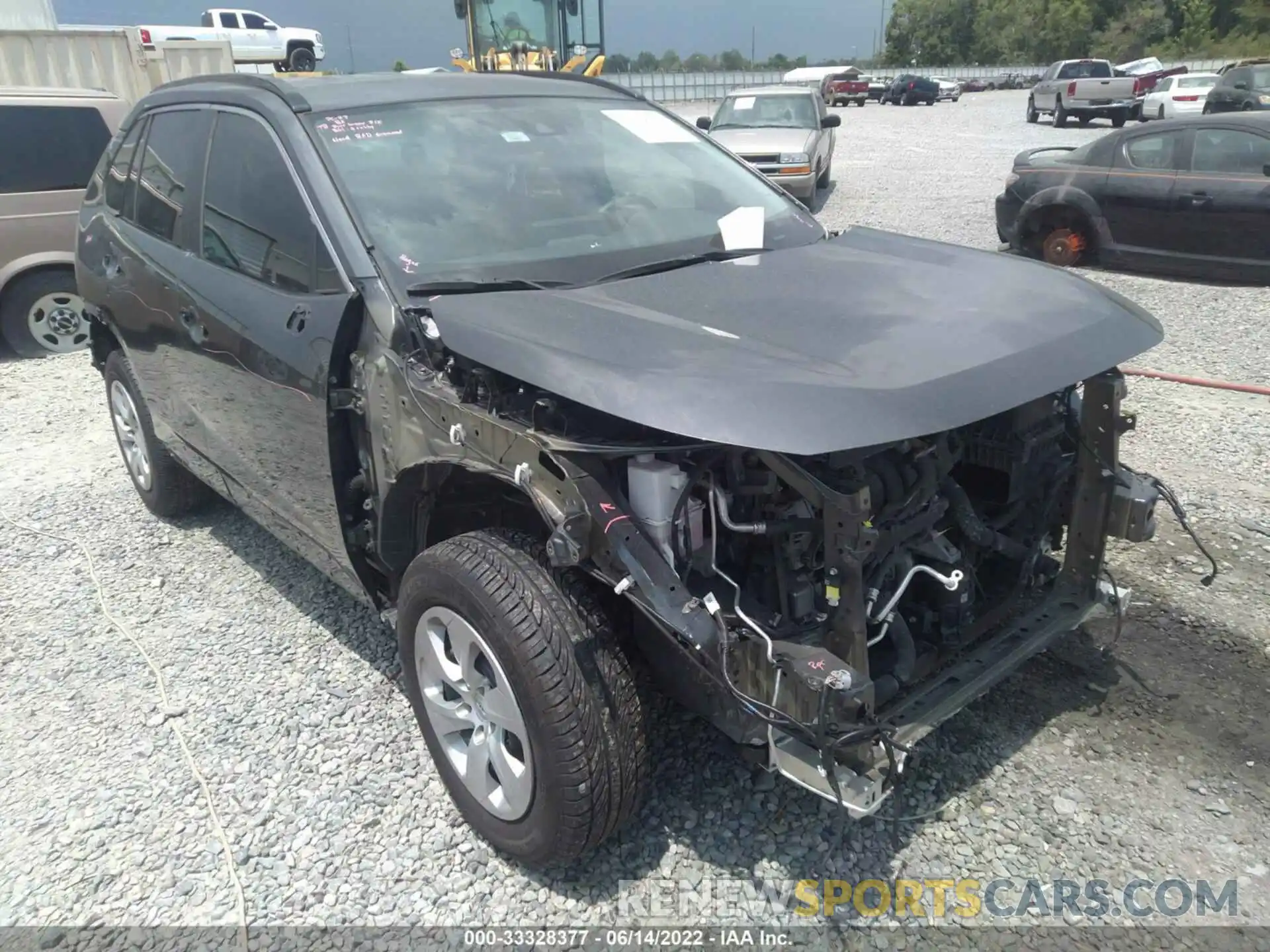 6 Photograph of a damaged car 2T3H1RFV5LC042558 TOYOTA RAV4 2020